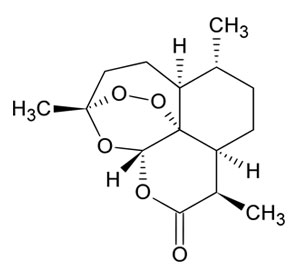 chemical structure of artemisinin