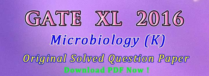 Microbiology Questions in GATE