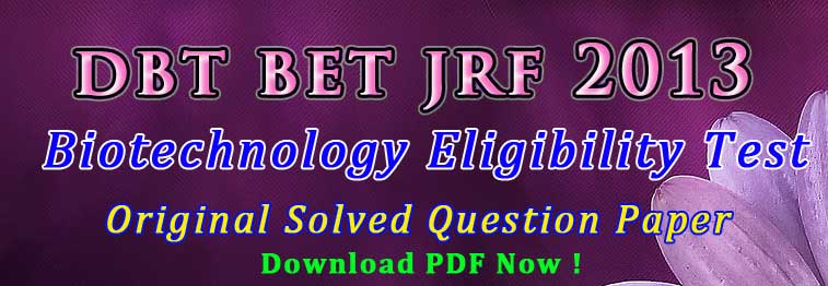 DBT BET JRF Online Study Materials