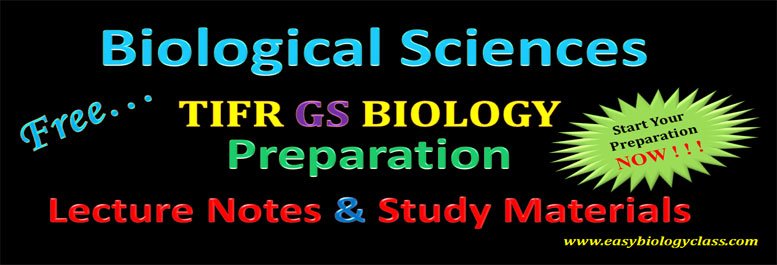 TIFR GS Biology Online Tutorials / Coaching