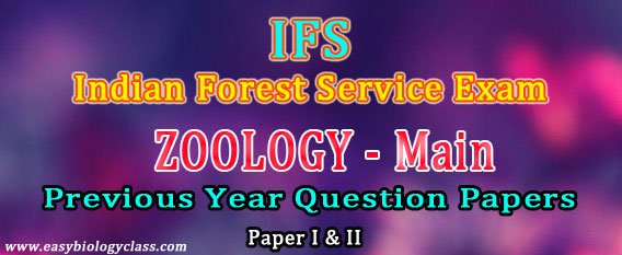 IFS Zoology Main Papers