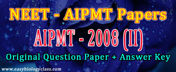 NEET 2008 Question Paper