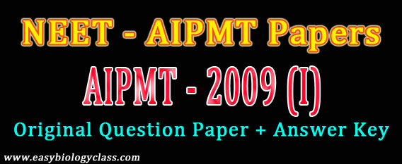 NEET 2009 Question Paper