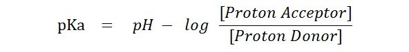 How to calculate pka from pH