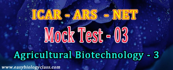 Biotechnology ICAR Paper