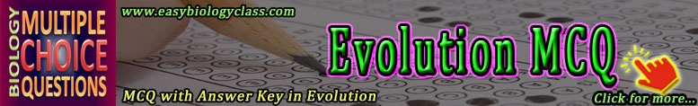 Evolution MCQs