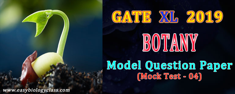 gate botany model questions