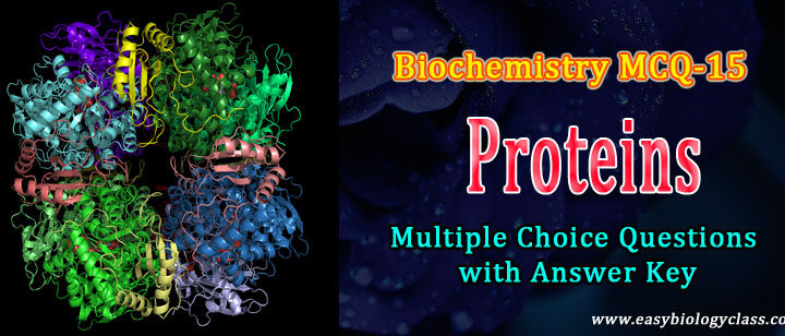 MCQ on Proteins