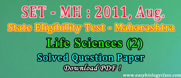 maharashtra set life science paper