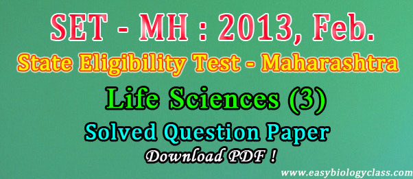 Life Sciences SET my Maharashtra