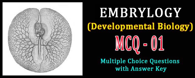 Animal & Plant Embryology MCQ with Answers | EasyBiologyClass