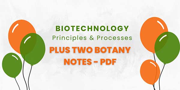plus two biotechnology notes pdf