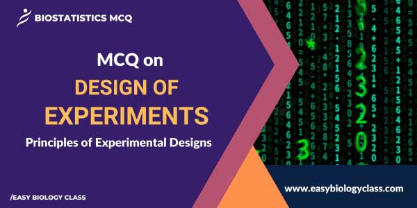MCQ on Experimental Design