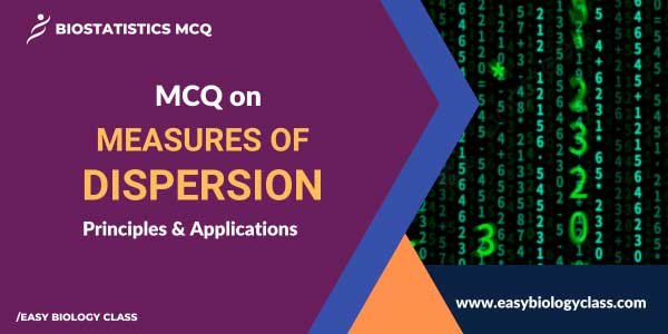 the measure of dispersion can never be mcq