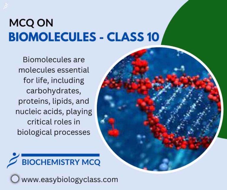 Biomolecules EasyBiologyClass