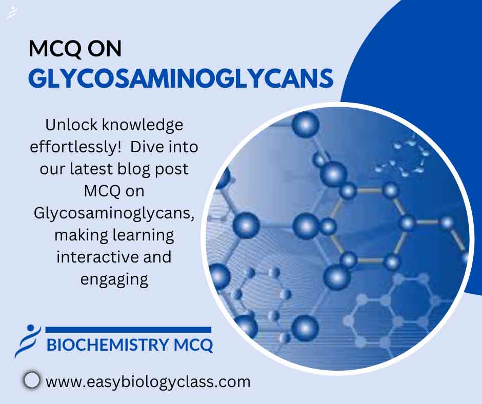 MCQ on Glycosaminoglycan
