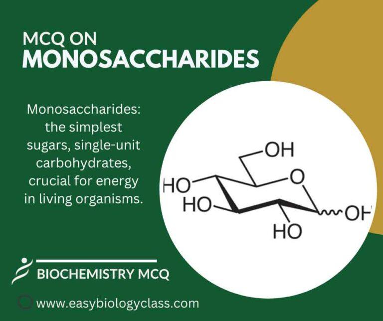 mcq on monosaccharides