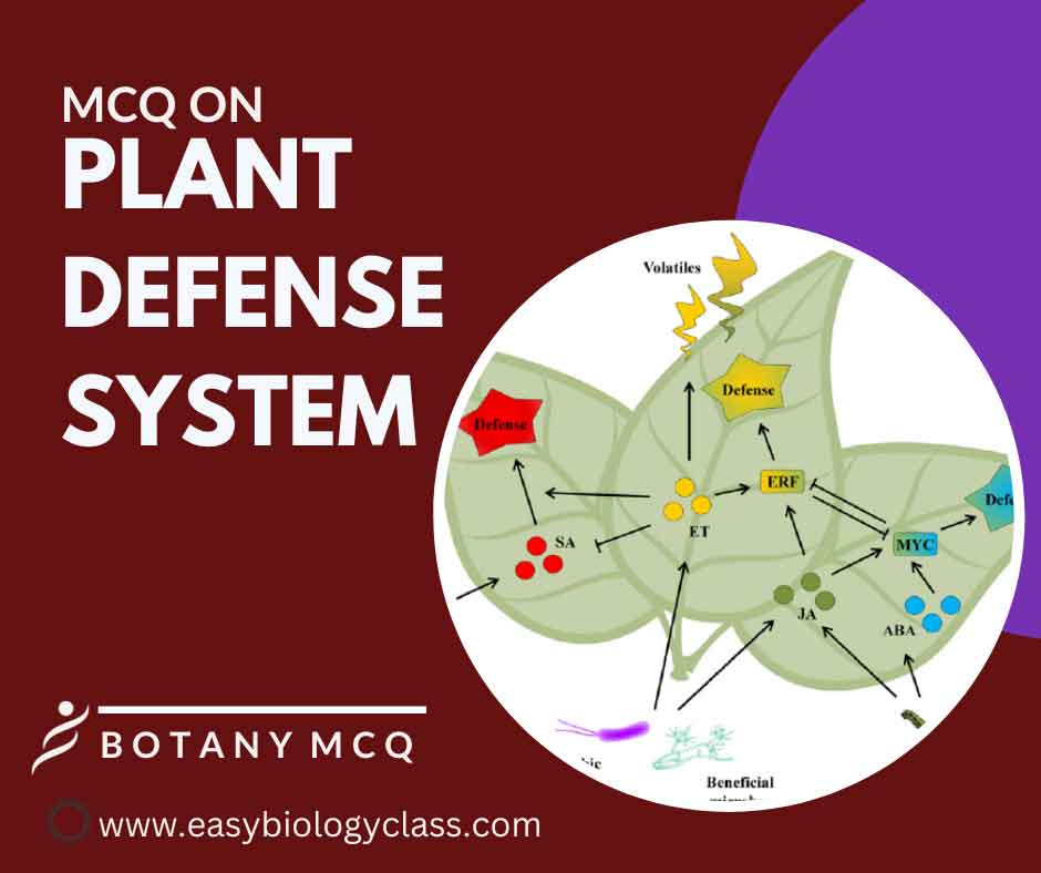 MCQ on Plant Defense