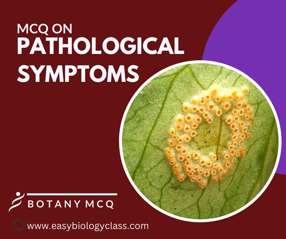 MCQ on Plant Symptoms