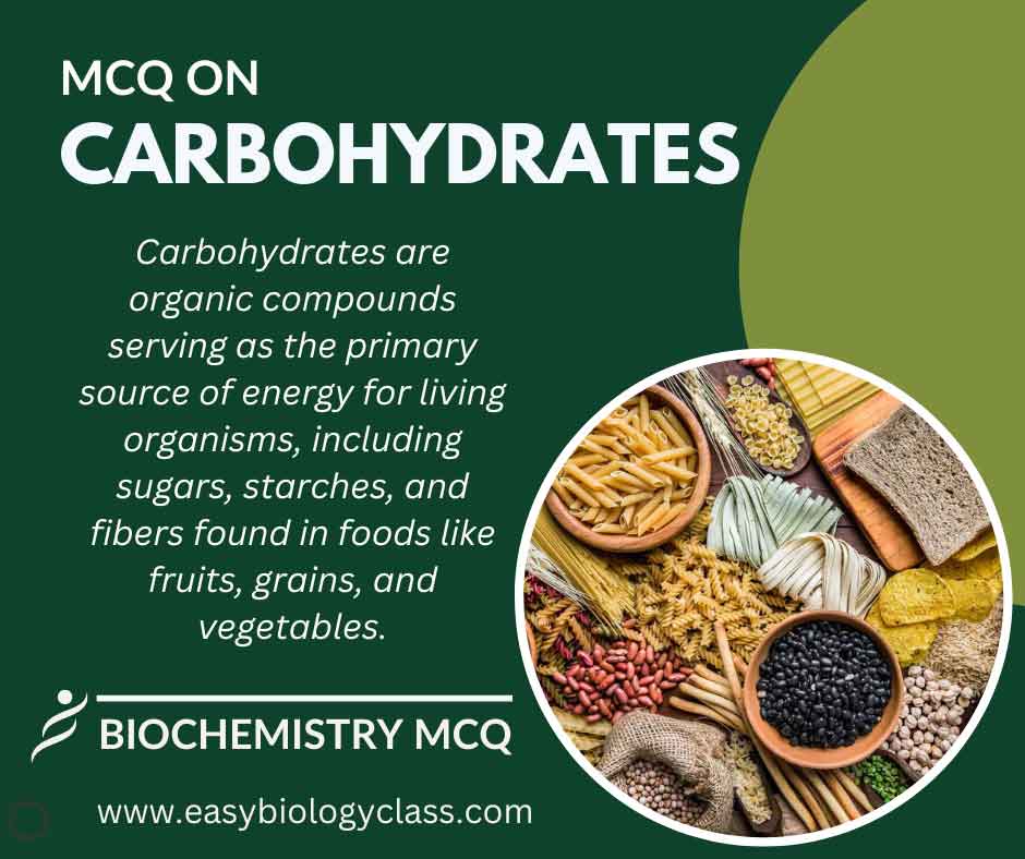 mcq on carbohydrates