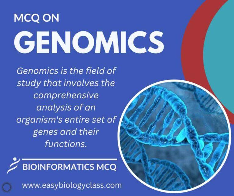 mcq on genomics