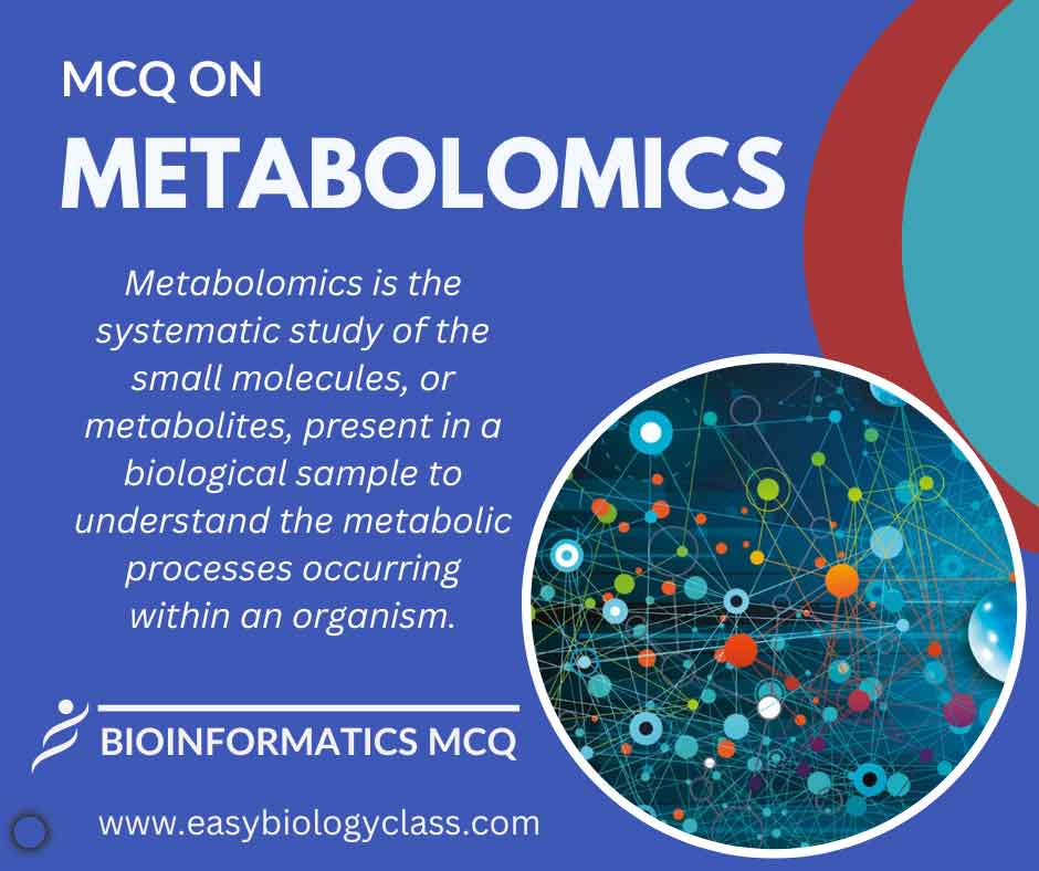 mcq on metabolomics