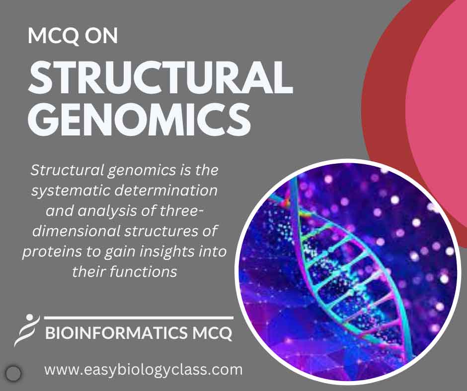 mcq on structural genomics