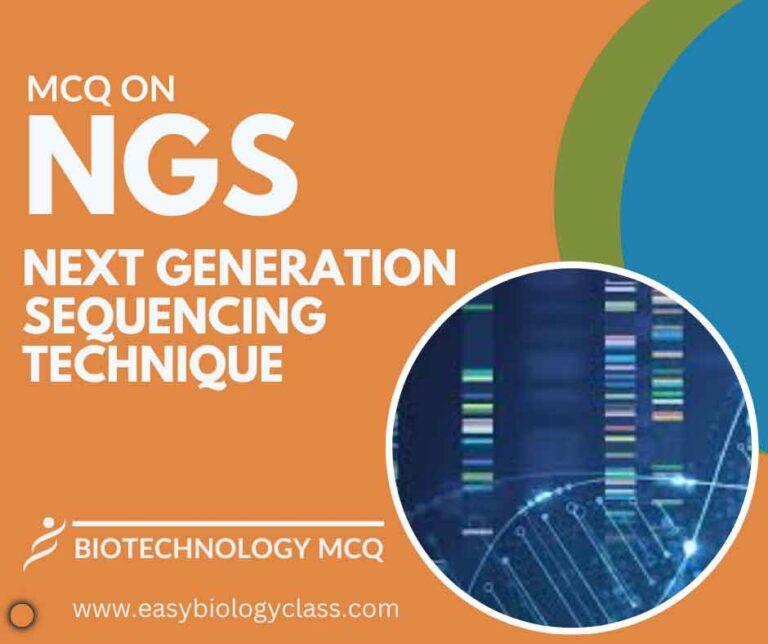 MCQ on Next Generation Sequencing