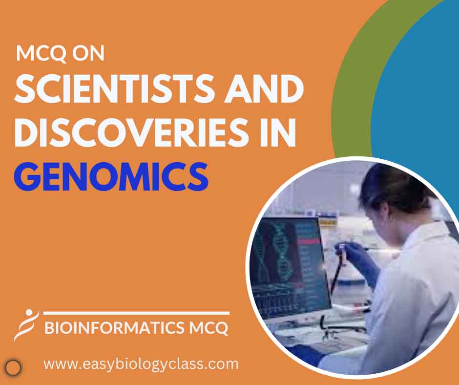 MCQ on Scientists and Discoveries in Genomics